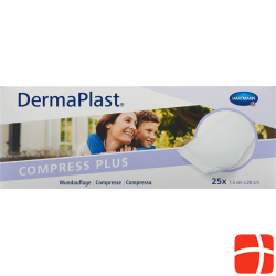 Dermaplast Compress Plus 7.5x20cm 25 Pieces