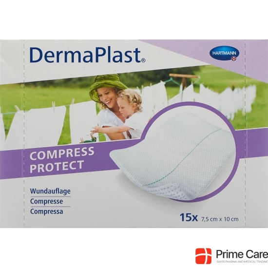 Dermaplast Compress Protect 7.5x10cm 15 Pieces buy online