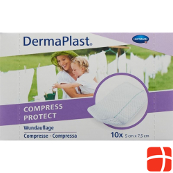 Dermaplast Compress Protect 5x7.5cm 10 Pieces