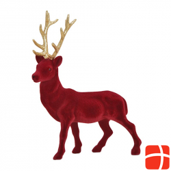 Herboristeria decorative figure 39cm deer red-gold