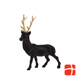 Herboristeria decorative figure 30cm deer black-gold