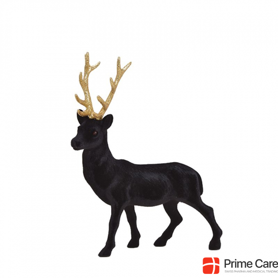 Herboristeria decorative figure 30cm deer black-gold buy online