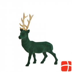 Herboristeria decorative figure 30cm deer green-gold