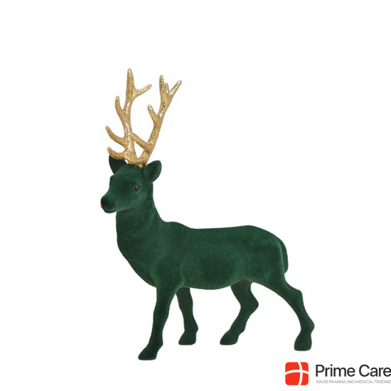 Herboristeria decorative figure 30cm deer green-gold buy online
