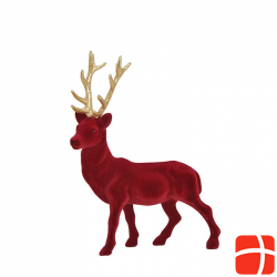 Herboristeria decorative figure 30cm deer red-gold