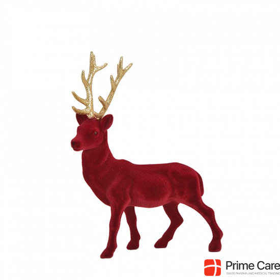 Herboristeria decorative figure 30cm deer red-gold buy online