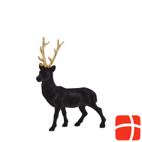 Herboristeria decorative figure 21cm deer black-gold