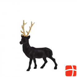 Herboristeria decorative figure 21cm deer black-gold