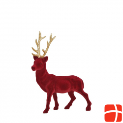 Herboristeria decorative figure 21cm deer red-gold