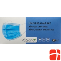 Vasano Universalmaske 3-sch D/f/i Latexfrei 50 Stück