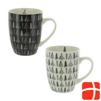 Herboristeria Mug Trees Black & White