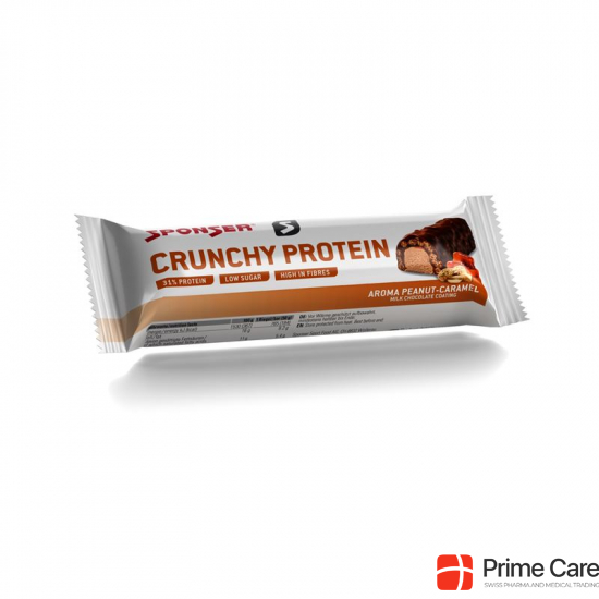Sponser Crunchy Protein Bar Erdnuss Karamell 50g buy online