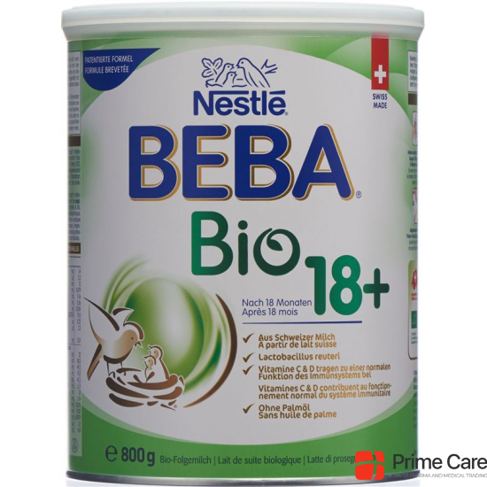 Beba Bio 18+ Nach 18 Monaten Dose 800g buy online