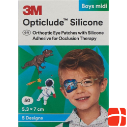 3M Opticlude Sil Augenv 5.3x7cm Midi Bo (n) 50 Stück