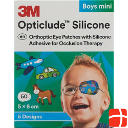 3M Opticlude Sil Augenv 5x6cm Mini Boys (n) 50 Stück