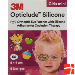 3M Opticlude Sil Augenv 5x6cm Mini Girl (n) 50 Stück