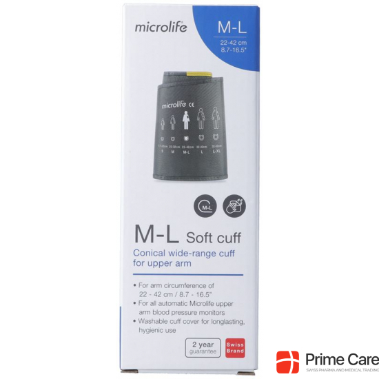 Microlife Manschette Oberarm M-l 22-42cm Anthrazit buy online