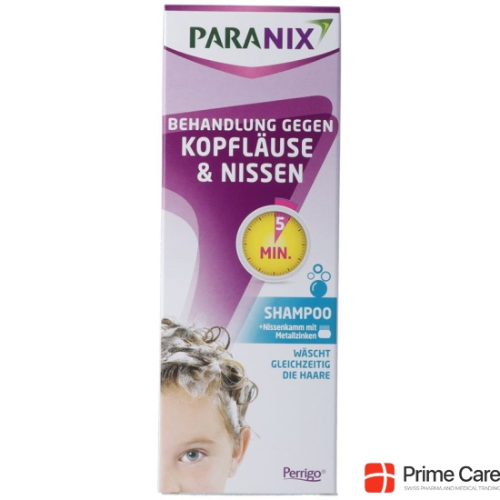 Paranix Shampoo 5 minutes + Fl comb 200 ml