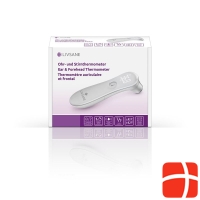 Livsane ear and forehead thermometer