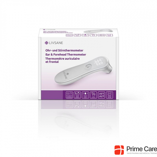 Livsane ear and forehead thermometer buy online