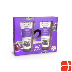 Mettler hair and body care set plum