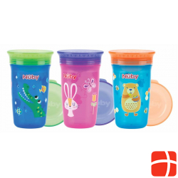 Nuby Trinktasse 360? Wonder Cup 300ml Auslaufsich