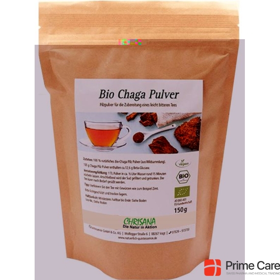 Chrisana Bio Chaga Pulver Beutel 150g buy online