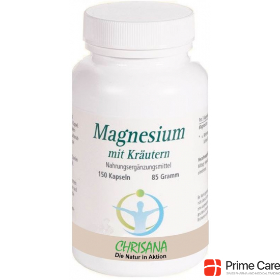 Chrisana Magnesium mit Kräutern Kapseln Dose 150 Stück buy online