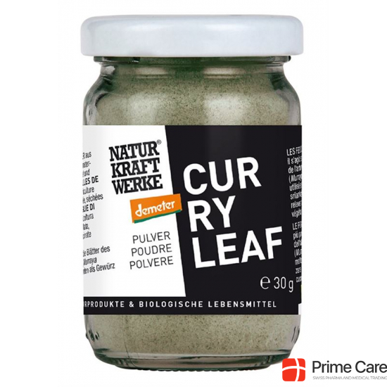 Naturkraftwerke Curry Leaf Pulver Demeter Flasche 30g buy online