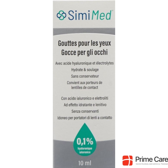 Simimed Augentropfen 0.1% Hyaluron 10ml buy online