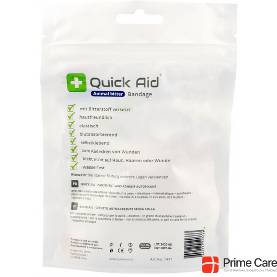 Quick Aid Animal Bitter Bandage 5x450cm buy online