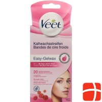 Veet Kaltwachsstreifen Gesicht 20 Streifen