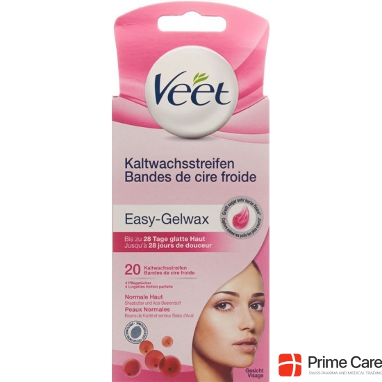 Veet Kaltwachsstreifen Gesicht 20 Streifen buy online