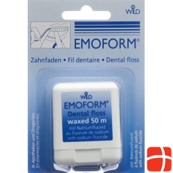 Emoform tooth thread waxed 50m