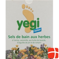 Yegi Relax Kräuter Fussbadesalz 4 Beutel à 50g