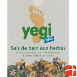 Yegi Relax Kräuter Fussbadesalz 4 Beutel à 50g