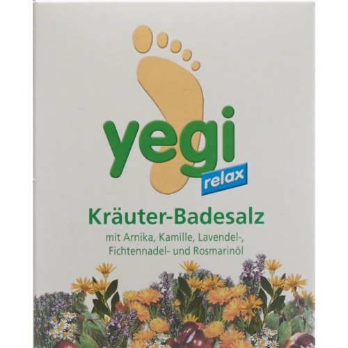 Yegi Relax Kräuter Fussbadesalz 4 Beutel à 50g buy online