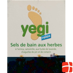 Yegi Relax Kräuter Fussbadesalz 8 Beutel à 50g