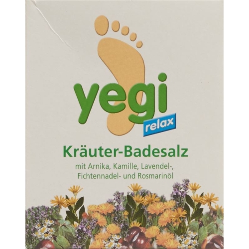 Yegi Relax Kräuter Fussbadesalz 8 Beutel à 50g buy online