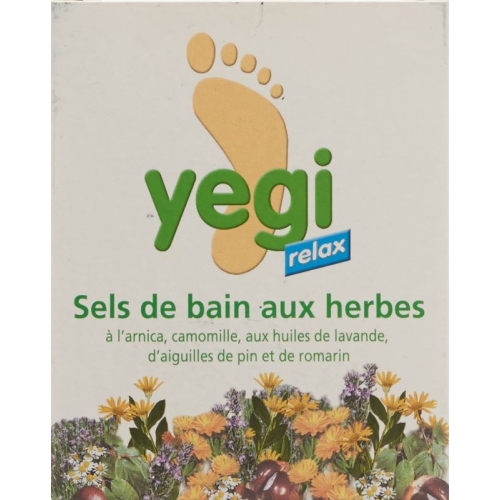Yegi Relax Kräuter Fussbadesalz 8 Beutel à 50g buy online