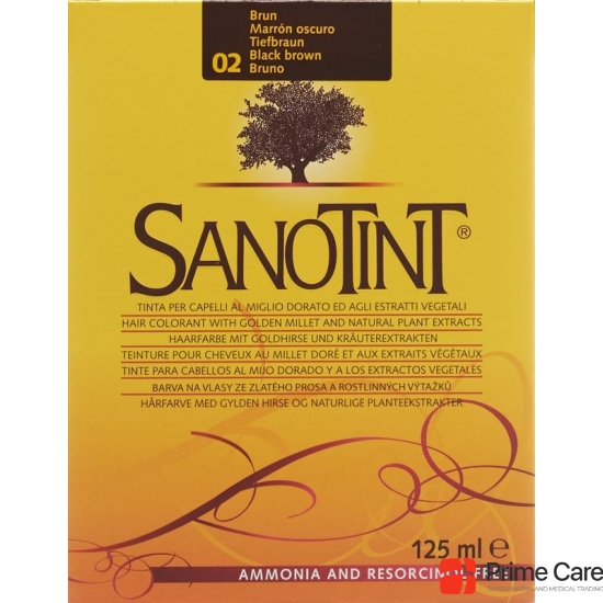 Sanotint Hair colour 02 deep brown buy online