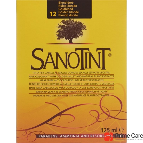 Sanotint Hair color 12 gold blonde buy online