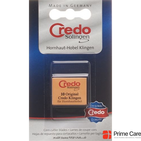 Credo Ersatzklingen Hornhauthobel 2x 10 Stück buy online