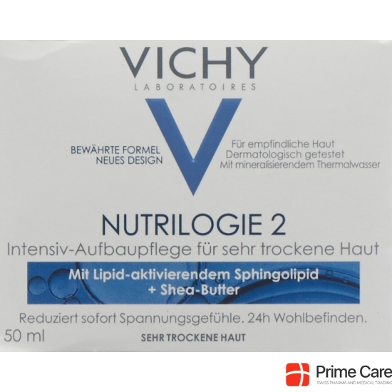 Vichy Nutrilogie 2 Intensive restorative care for very dry skin 50ml buy online
