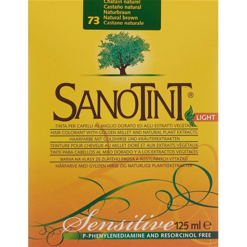 Sanotint Sensitive Light Hair Color 73 natural brown buy online