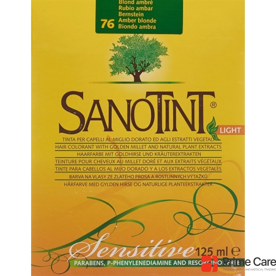 Sanotint Sensitive Light Hair Color 76 Golden brown Copper buy online