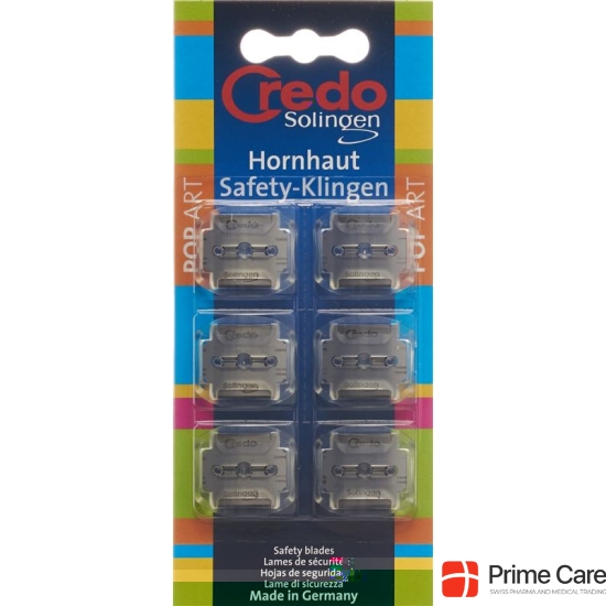 Credo Hornhaut Safety Klingen Blister 6 Stück buy online