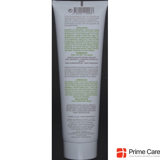 Argiletz Heilerde Grün Instant Paste Tube 400g buy online