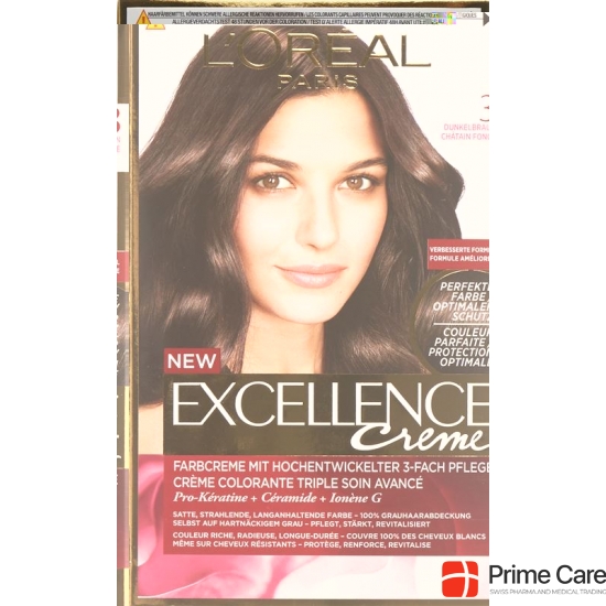 Excellence Cream Triple Prot 3 Dark Brown buy online