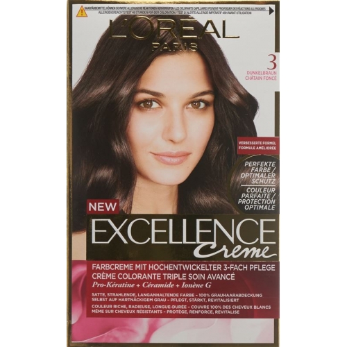 Excellence Cream Triple Prot 3 Dark Brown buy online